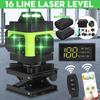 4D 16 Line Laser Level Powerful Green Light Laser Level Remote Control Horizontal Vertical Self-Leveling System with Battery