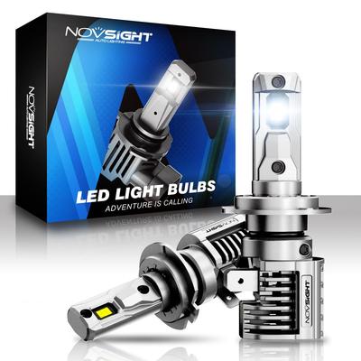 Светодиодные фары Novsight H7, противотуманная фара, 55 Вт 12 000 люмен, неполяризованные, высокая яркость, 6 000 К, DC9-32 В,