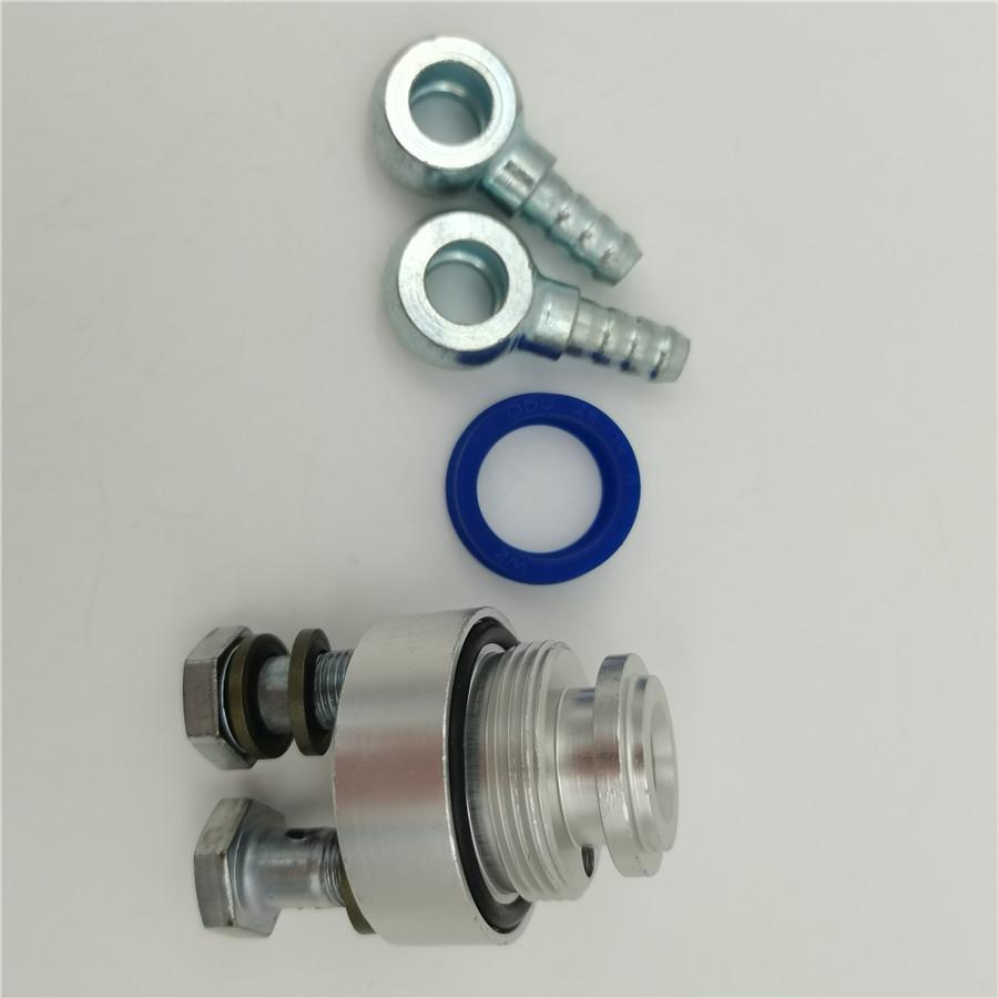 Адаптер системы масляного радиатора для мотоцикла для двигателя скутера GY6 100cc 125cc 150cc