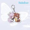 Аниме игры Hololive акриловый брелок металлическое кольцо автомобильная сумка украшение для ключей аксессуар подарок аниме подарки кулон