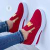 New Large Size Large Size Sports Shoes Muffin Flat Bottom Side Zipper Color Casual Sports Shoes