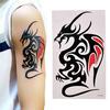 Waterproof Temporary Tattoo Sticker Body Art 10.5*6Cm Dragon Tattoo Totem Water