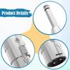 Адаптер XLR папа-мама на 1/4" / 6,35 мм, 3-контактный, прочный, компактный, портативный конвертер, профессиональный