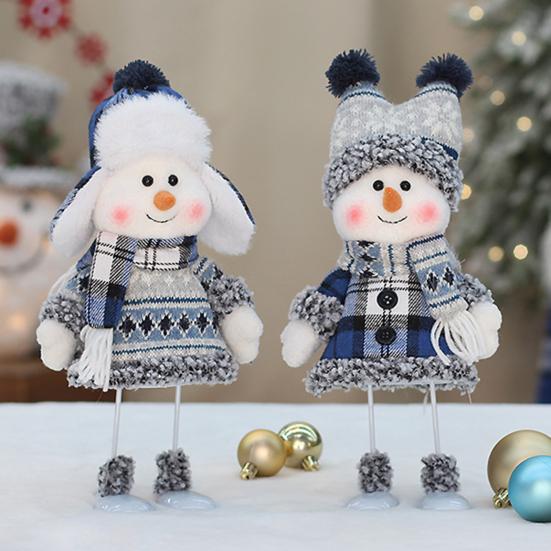 Рождественская кукла Снеговик плюшевая игрушка фигурка снеговика рождественские украшения для украшения дома
