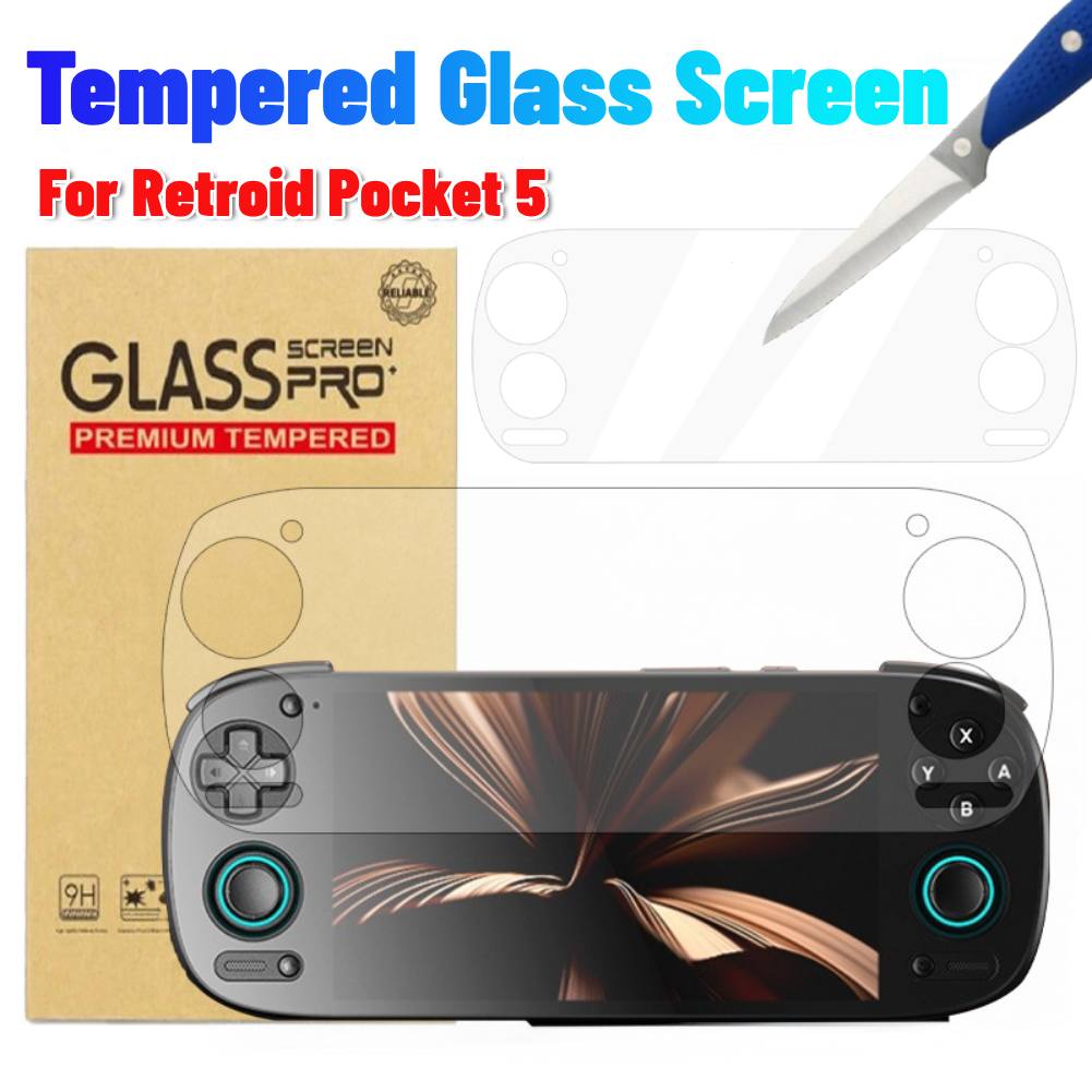 Для Retroid Pocket 5 Защитные пленки для экрана из закаленного стекла Защита от царапин 9H Защитная пленка для экрана игровой консоли Игровые аксессуары