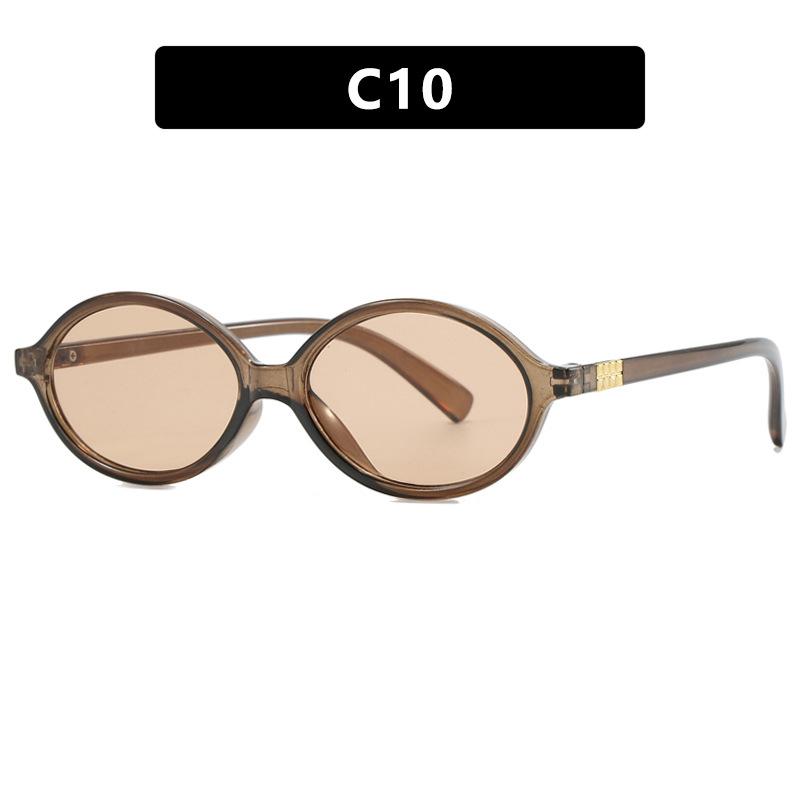 Oval Small Frame Plain Glasses Personalized Anti-blue Light Glasses Eye Protection Korean women Optical Spectacle Eyeglass