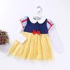 Girls' Alice In Wonderland Snow White Dress - Halloween Performance Costume