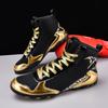 New Men Boxing Shoes Professional Boxing Shoes Anti Slip Lightweight Exercise Sneakers for Training