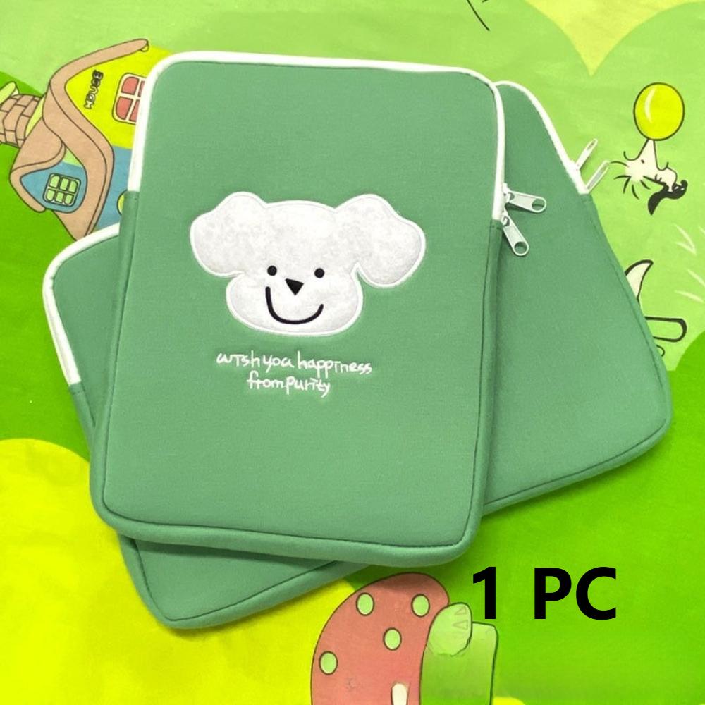 11 Inch Tablet Sleeve Bag Cartoon Soft Plush Laptop Bag Inner Bag Protective Tablet Case Cover for iPad Air/Samsung/Xiaomi