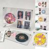 Подставка-рамка для демонстрации CD-диска, держатель для постера, прозрачная акриловая фоторамка, протектор для открыток с айдолами, альбом, декор для дома, комнаты
