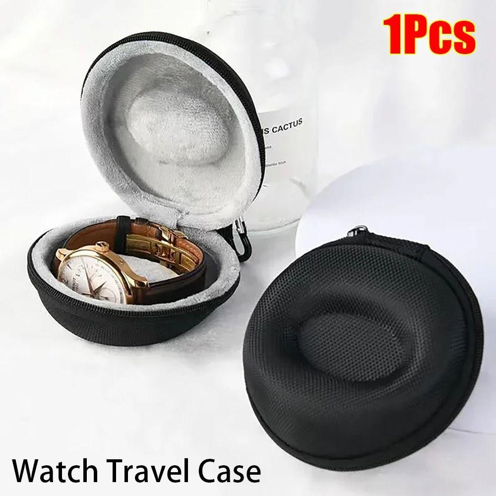 1 шт. Черный дорожный чехол для часов, держатель для часов, сумка из ЭВА для смарт-часов, контейнер на молнии