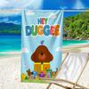 1pc Hey Duggee3 Beach Towel, Beach and Seaside Swimming Pool Equipment, Fashion Pattern, Rectangular, Travel Essentials