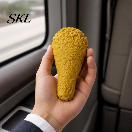 Food Simulation Toy Fried Chicken Leg Squeeze Toy, Soft Slow Rebound Stress Reliever Glue Fidget for Adults And Kids, Realistic Texture Decompression