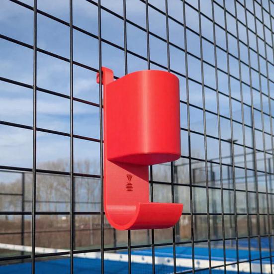 Теннисный корт Водостойкая бутылка для воды Полотенцедержатель 3D-печать Организатор у корта Держатель для бутылки с водой Основной аксессуар для игроков в падел-теннис и теннисистов