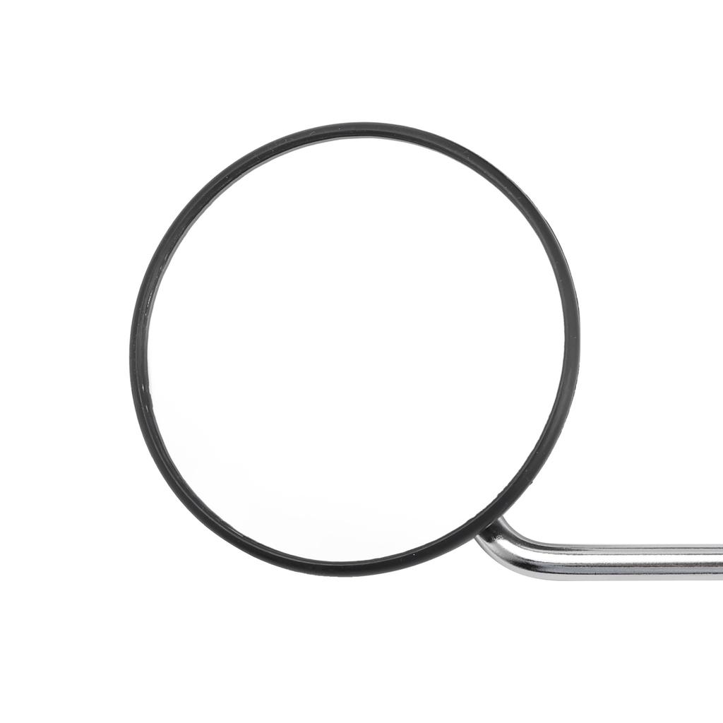 Универсальные круглые зеркала для скутера мопеда 8 мм по часовой стрелке с хромированным штоком ПАРА