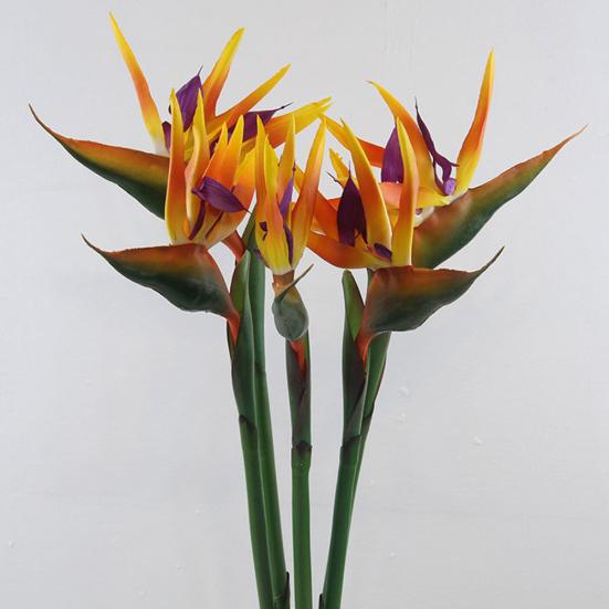 Artificial Flower Bird Of Paradise Fake Plant Silk Strelitzia Reginae Home Decor