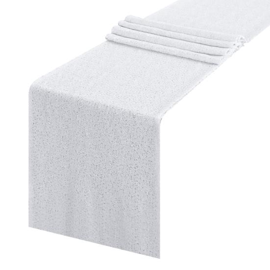 Скатерть с пайетками 12x71 дюймов Блестящая скатерть Украшение праздничного стола