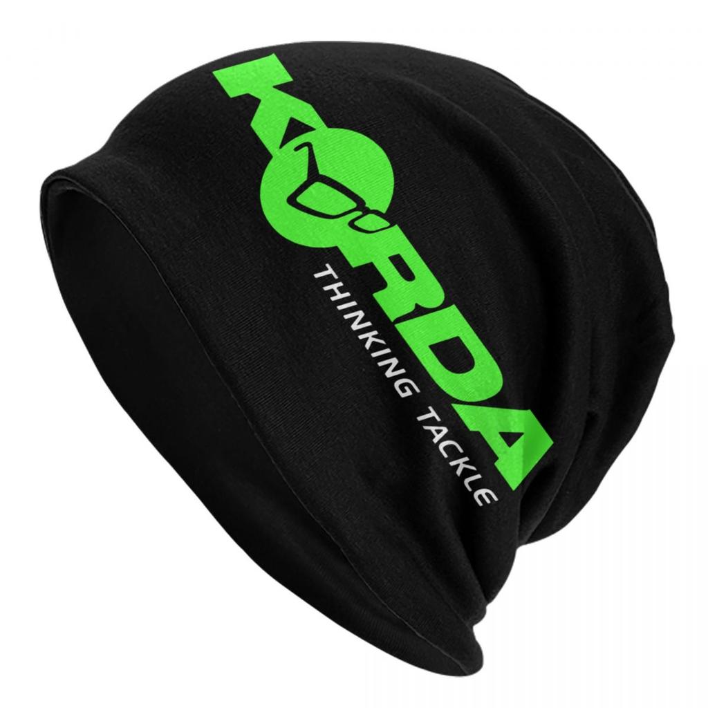 Korda Fishing Logo Skullies Beanies Caps Winter warm Unisex Women Knitted Hat Unisex Adult Fish Carp Fisherman Gift Bonnet Hats
