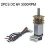 2PCS Lightweight DC Motor With Encoder For GA12 For N20 High Torque Use