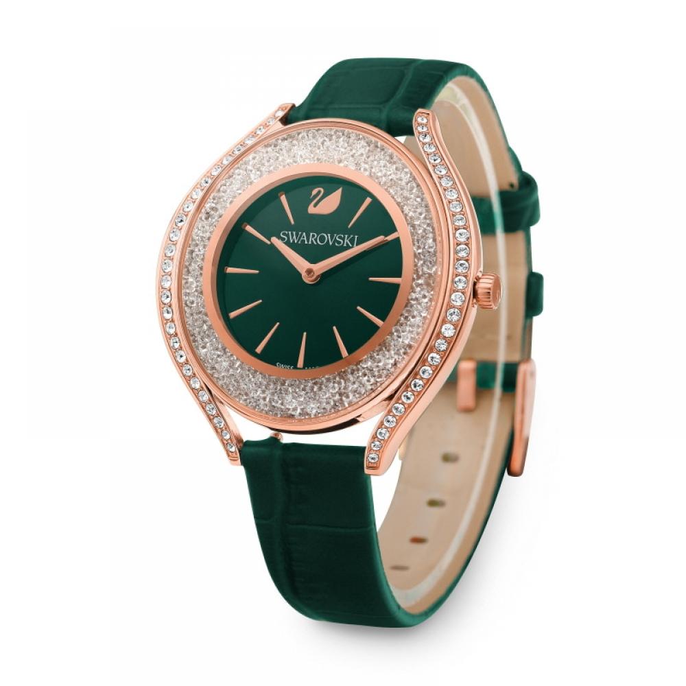 Swarovski 5644078 PreSented Aura CryStal Women S Leather Watch