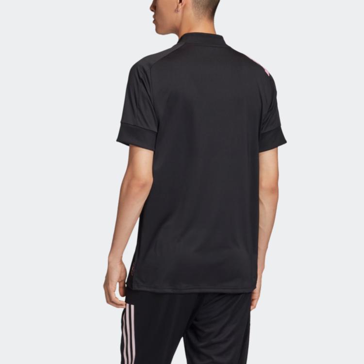 Adidas Miami International AEROREADY Soccer Jersey Men's Black/Transparent Pink EH8637