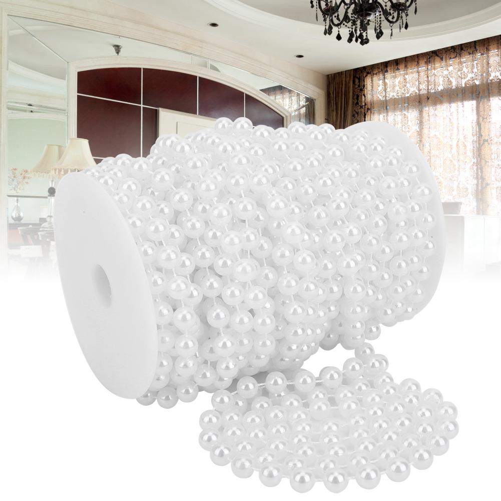 10mm Prl Bd String 20m ABS Faux Prl Bd Clothing Accessories for   Doors Decoration