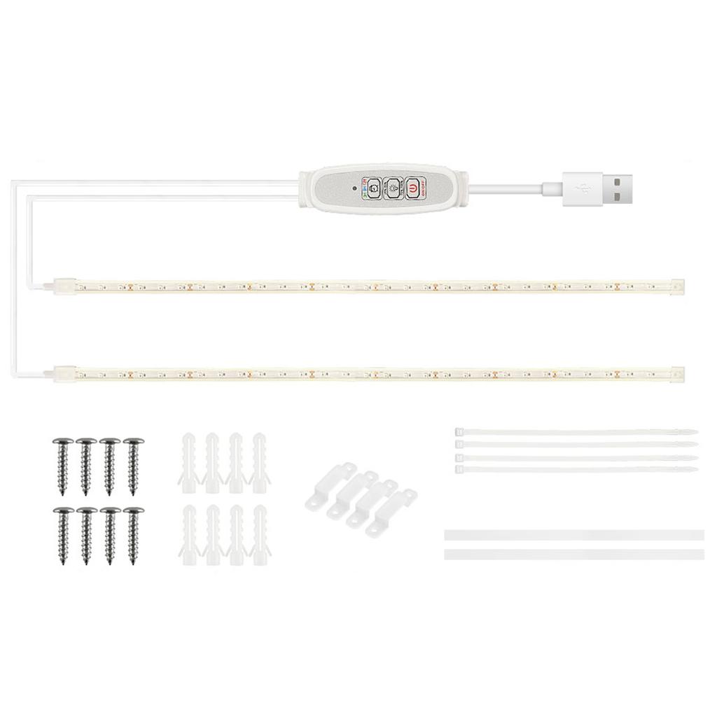 Indoor Plants Grow Light Strips Red Blue LEDs Grow Lamp for Hydroponics Succulent Supplement Light