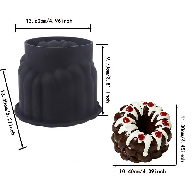 Silicone Fruit Series Mold Non Stick Surface Perfect For Baking Mousse Jelly Chocolate Diy Dessert Making