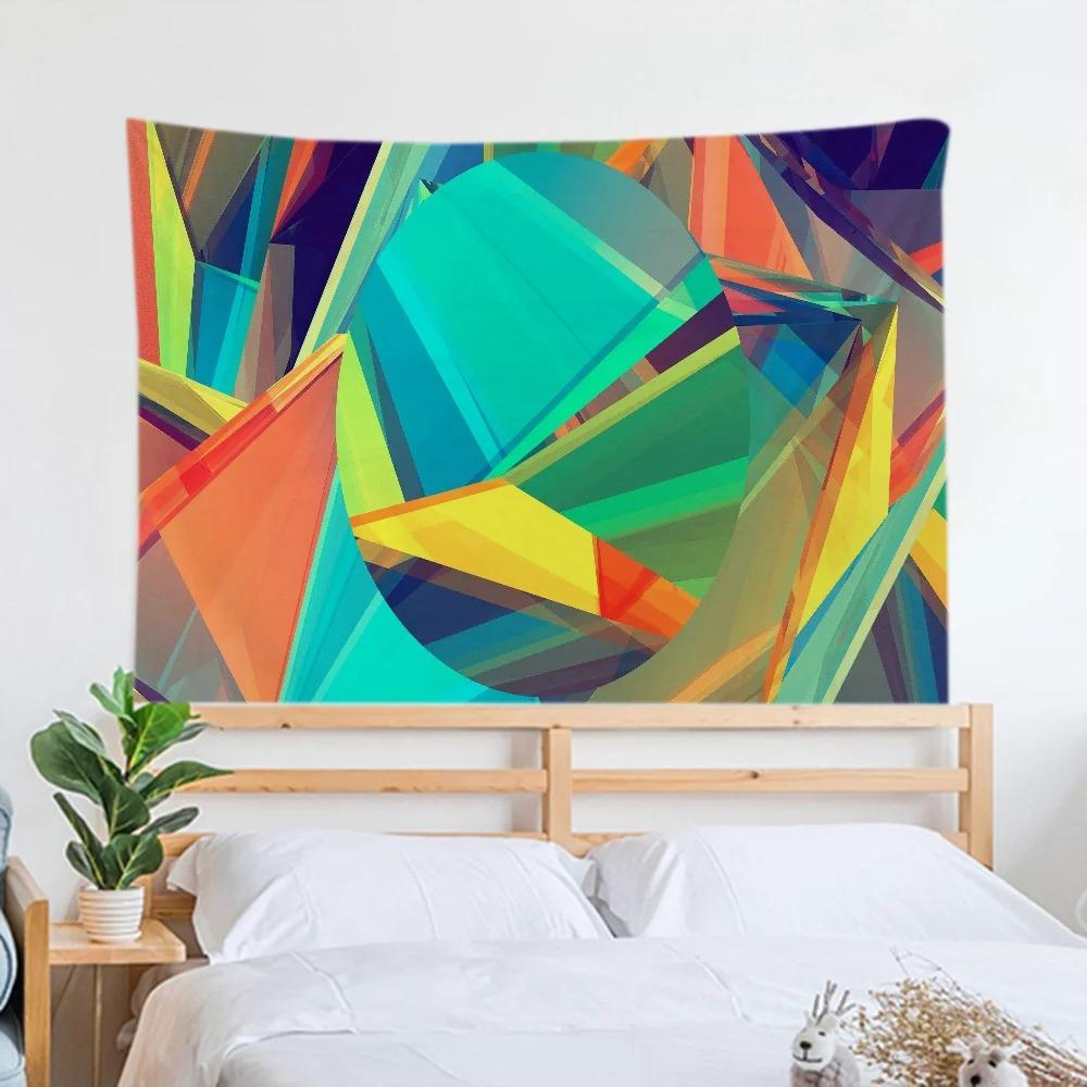 Colorful Simple Tapestry Office Living Room Decoration Home Wall Tapestry