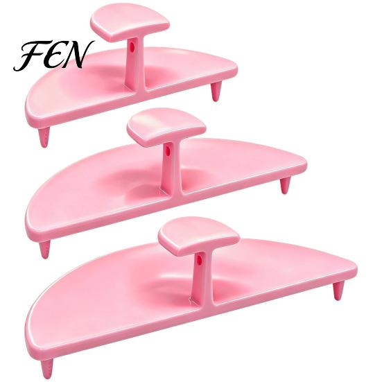 Safe PLA Cake Ornaments 3PCS Curve Auxiliary Tools, Lightweight Support Birthday Party Decor Stakes, Decorating Ruffle Stencils for Kitchen