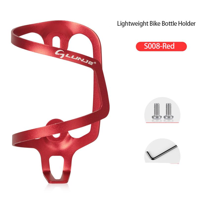Держатель для бутылки воды для горного велосипеда Сверхлегкий из алюминиевого сплава Велосипедные флягодержатели Легкий кронштейн для велосипедной бутылки Велосипедные запчасти