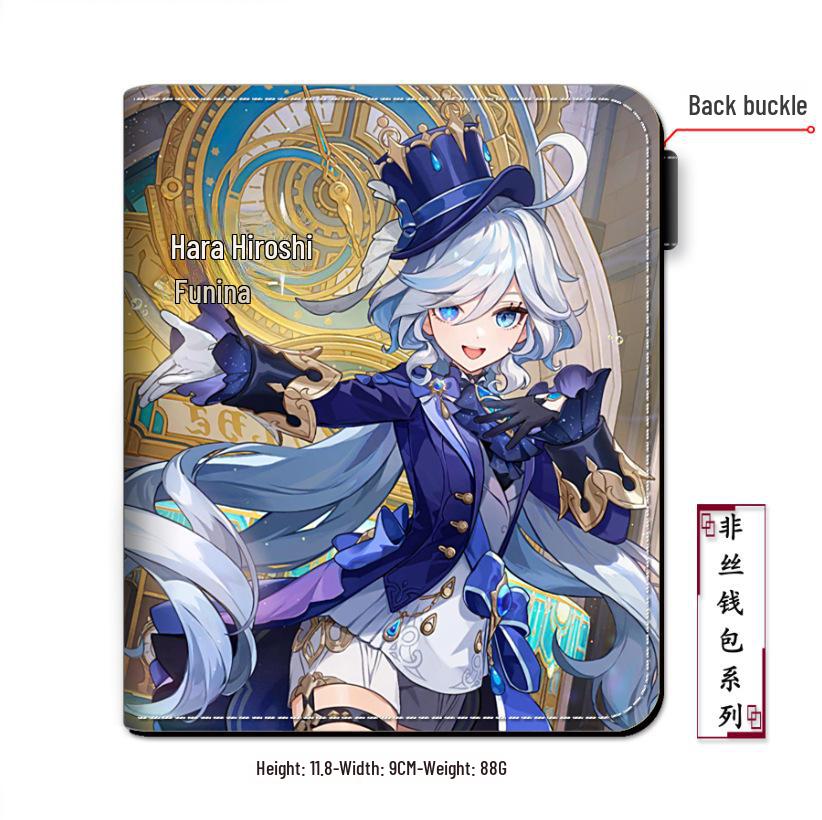 Кошелек с аниме-игрой Genshin Impact — высокое качество, подлинность, доставка одним куском