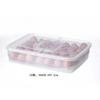 Egg Box Refrigerator Egg Storage Box Home Fresh Storage Box Kitchen Multi-grid Portable Egg Box Multi-layer Tray Portable 34 Grids Transparent White