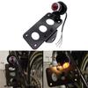 Универсальный задний фонарь для мотоциклов с боковым креплением и кронштейном номерного знака, стоп-сигнал для Harley, Honda, Yamaha, Suzuki