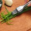 Kitchen Shred Silk The Knife, нож из нержавеющей стали для измельчения зеленого лука, изогнутая ручка, скоростной измельчитель зеленого лука