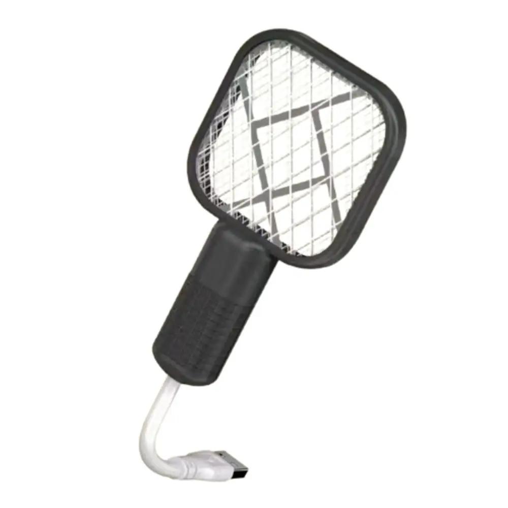 Electric Mosquito Swatter UV Light Bug Zapper Rechargeable Fly Killer Insect Racket Portable Outdoor Pest Control for Camping