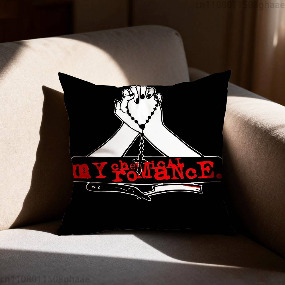 Наволочка My Chemical Romance, повседневный стиль, декоративная, подходит для домашнего декора, без наволочки