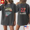 Модная футболка Caitlin Clark Indiana Fever Hoops, Унисекс футболка Comfort Colors, Унисекс футболка