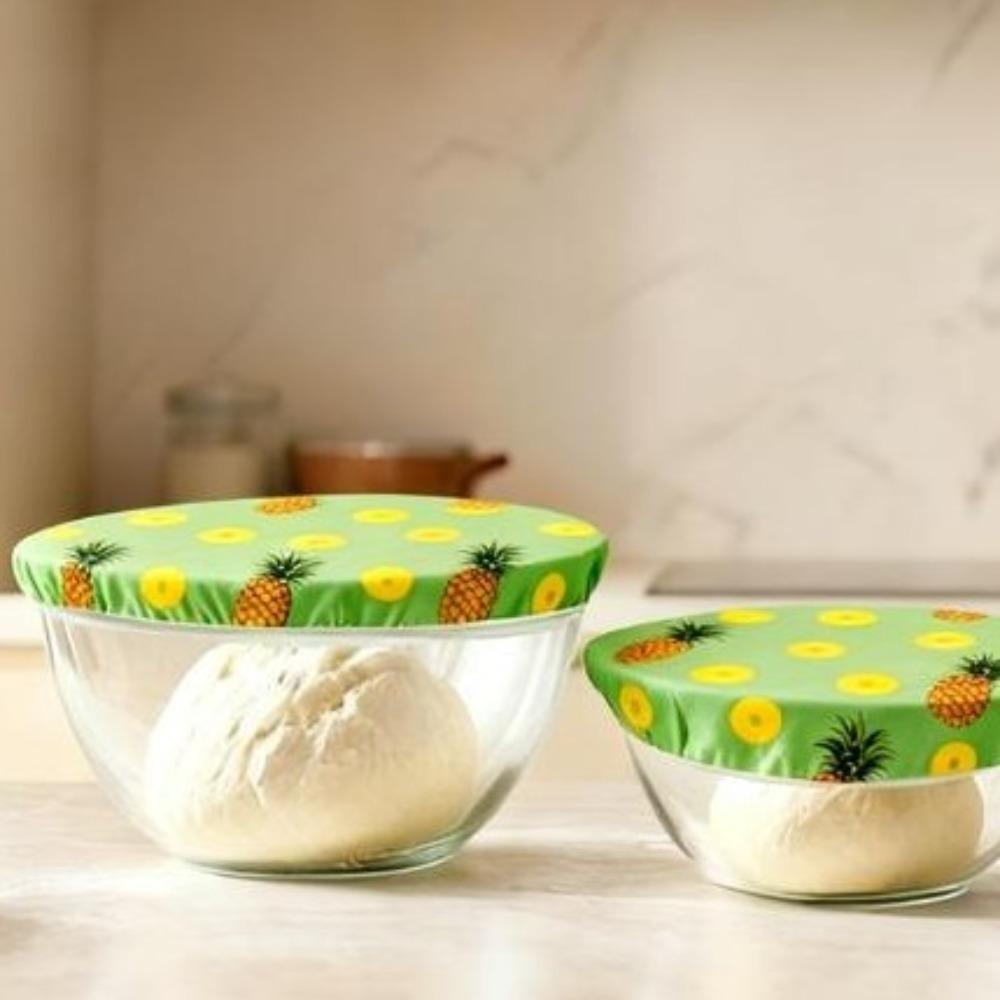 Fresh Keeping Beeswax Cloth Bowl Cover Anti Dust Cotton Bowl Cover Food Cover Glass Bowl