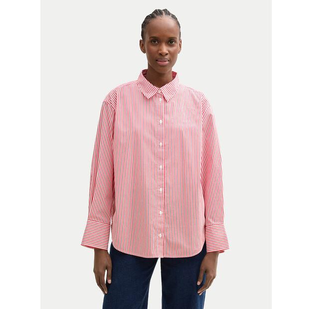 Рубашка Tom Tailor Denim Striped loose-fit shirt