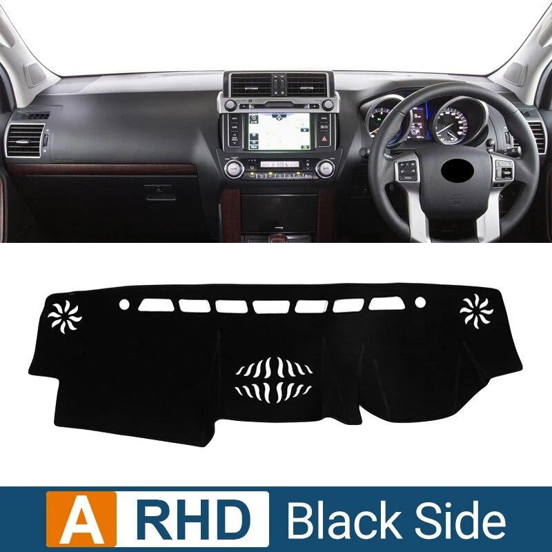 Для Toyota Land Cruiser Prado 150 FJ150 2010-2017 2018 чехол для приборной панели автомобиля, коврик для приборной панели, солнцезащитный козырек, нескользящая накладка, аксессуары
