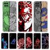 Чехол для телефона Asta Black Clover Neon для Samsung A51 A71 A21S A12 A11 A31 A41 A03S A13 A33 A73 A53 A52 A32 5G A23 Мягкая прозрачная крышка