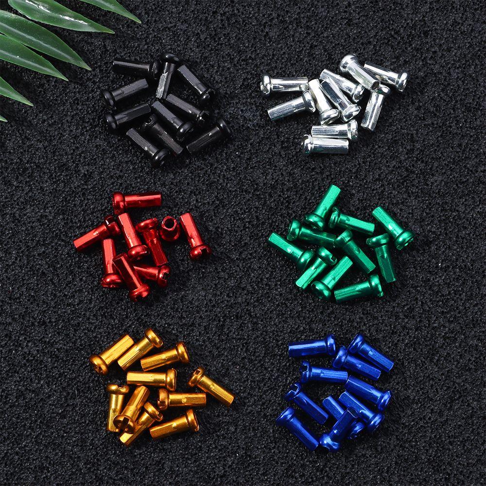 Alloy Anodized Bike Multicolor Cycling Spokes Nipples Bicycle Wheel Accessories Wheel Spoke Nipples