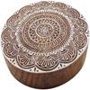 Wood Block Stamp Scrapbook Stamp Floral Indian Textile Printing Block
