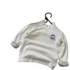 Cartoon Penguin Embroidered Half Turtleneck Long Sleeve Thickened Baby Base Layer for Boys and Girls