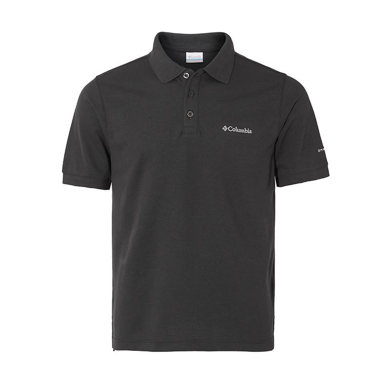 Columbia Polo Shirt Men's Black Gray XE9173-011