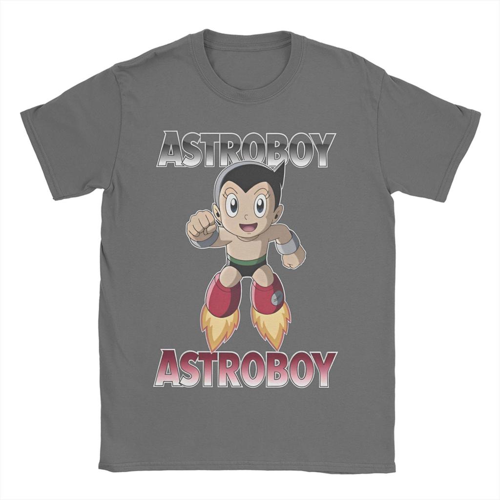 Astro Boy TShirt Summer Anime Hippie T Shirts Unisexs Pure Cotton Crew Neck Plus Size Clothing Short Sleeve YK Casual Tops