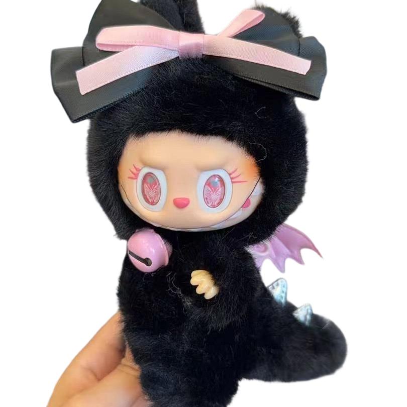 Высококачественная кукла La bu, кукла-монстр с виниловым лицом, детская игрушка, фестивальный подарок на день рождения, украшение для коллекции на стол