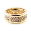 Wedding Band Gold Plated 'Goddess' White Gold - 8 Mm