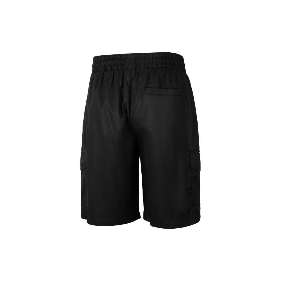 Puma Classics Woven Shorts Solid Color Drawstring Straight Casual Shorts Unisex Shorts Black 622146-01
